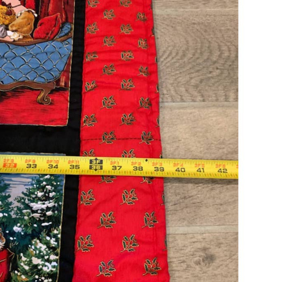 Cotton quilt Christmas Fabric Astro Textile throw - Picture 3 of 4